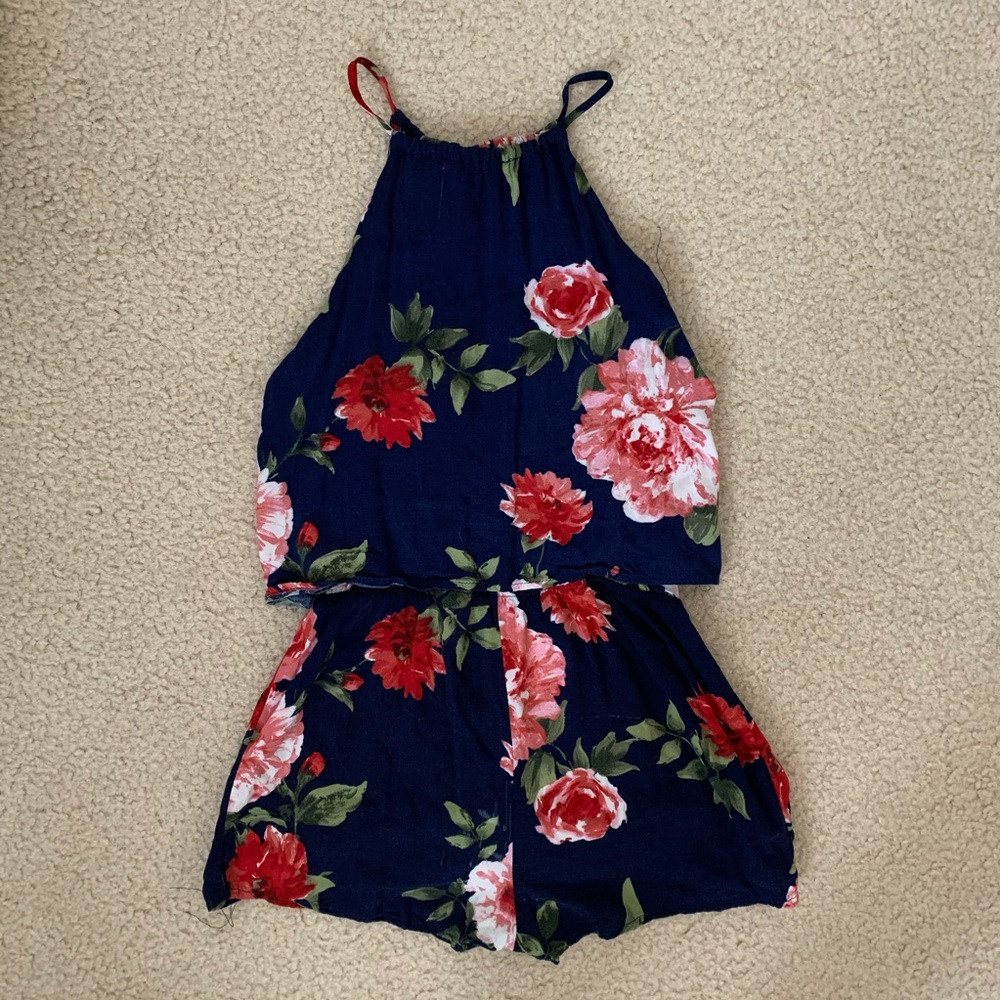 Forever 21 Floral Romper